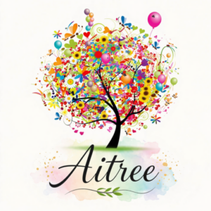Aitree（アイトゥリー）のカラフルなロゴ