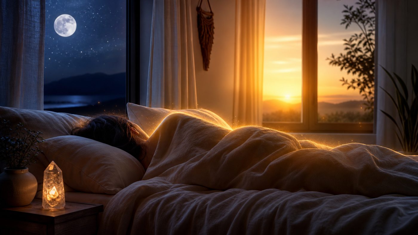 眠りによって心と波動を整える夜明け