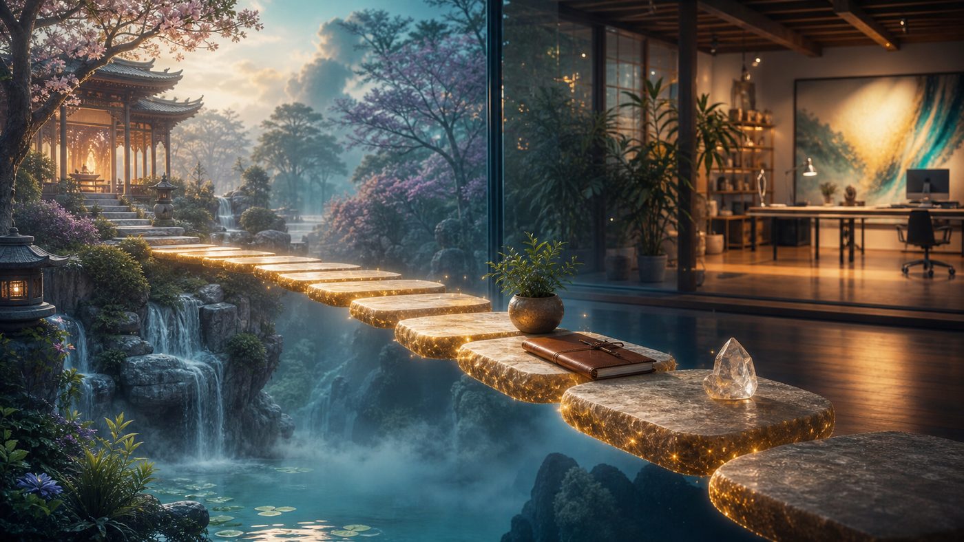 スピリチュアルな感性と現実的な行動を結ぶ光の橋