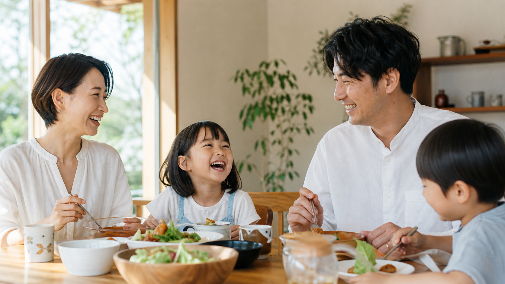 今世を大切に生き家族と幸せを分かち合う人