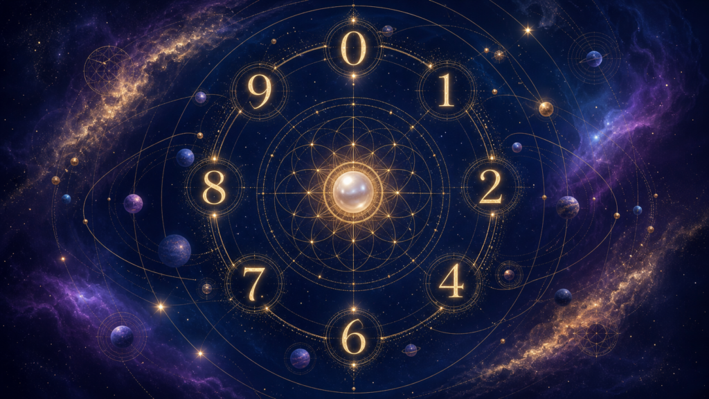 幸運の数字と宇宙のリズムを表す数秘の円環
