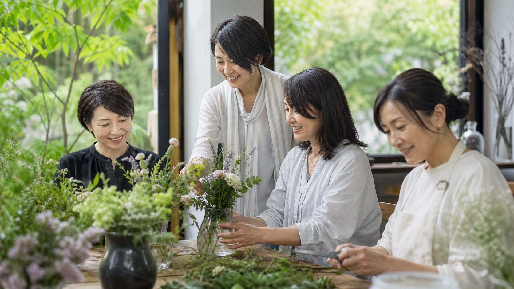 自分の使命を仲間と日常の行動に移す場面