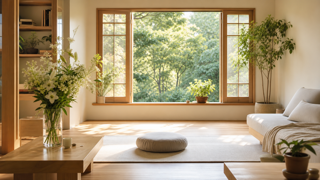 花と植物がある心地よいパワースポットのような住まい