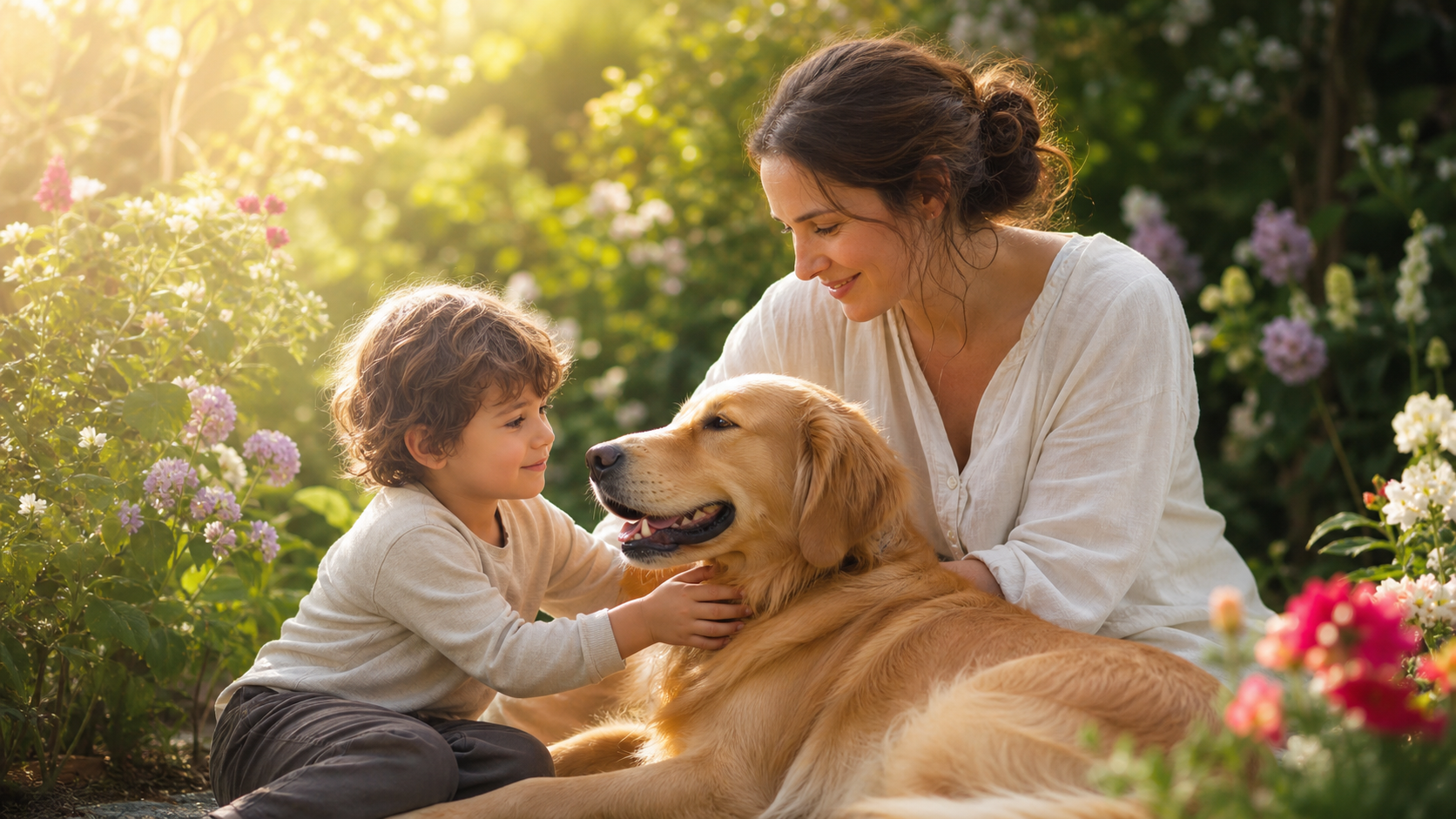 子どもや動物に好かれる優しい人