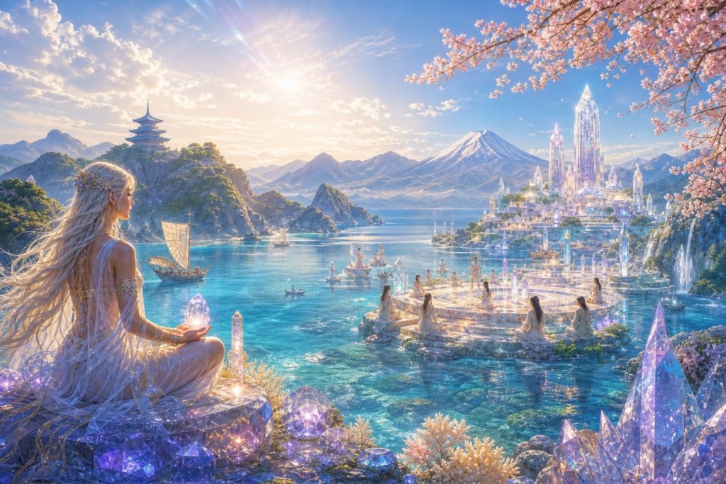 レムリアの記憶と日本とのつながりを象徴するアイキャッチ画像