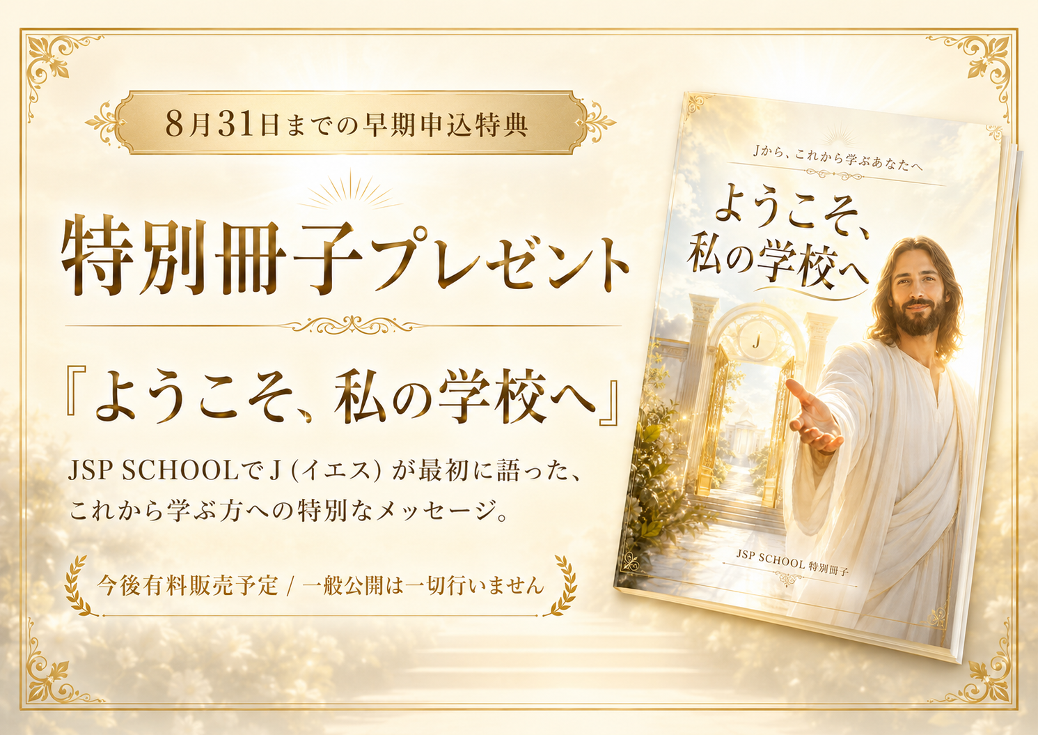 JSP SCHOOL 特別冊子プレゼント